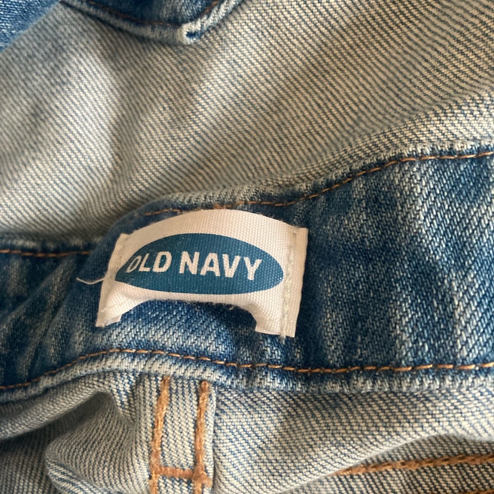 Old Navy Blue Denim Overalls - Picture 3 of 4
